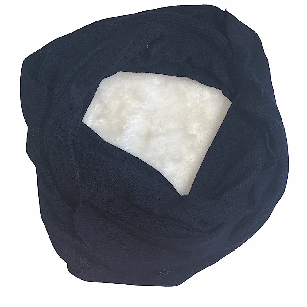Aldo black knit oversized scarf